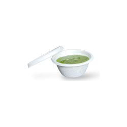 Sauce Cup & lid made of bagasse, in 60ml & 120ml (2oz & 4oz)