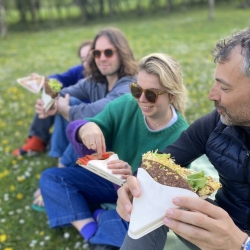 Crepe Cornet für Crêpes& Galettes unterwegs "auf die Faust"