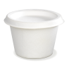 Sauce Cup & lid made of bagasse, in 60ml & 120ml (2oz & 4oz)