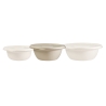 Disposable Salad Bowl in bagasse & lid available in 5 sizes