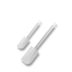 Set of 2 rubber spatulas