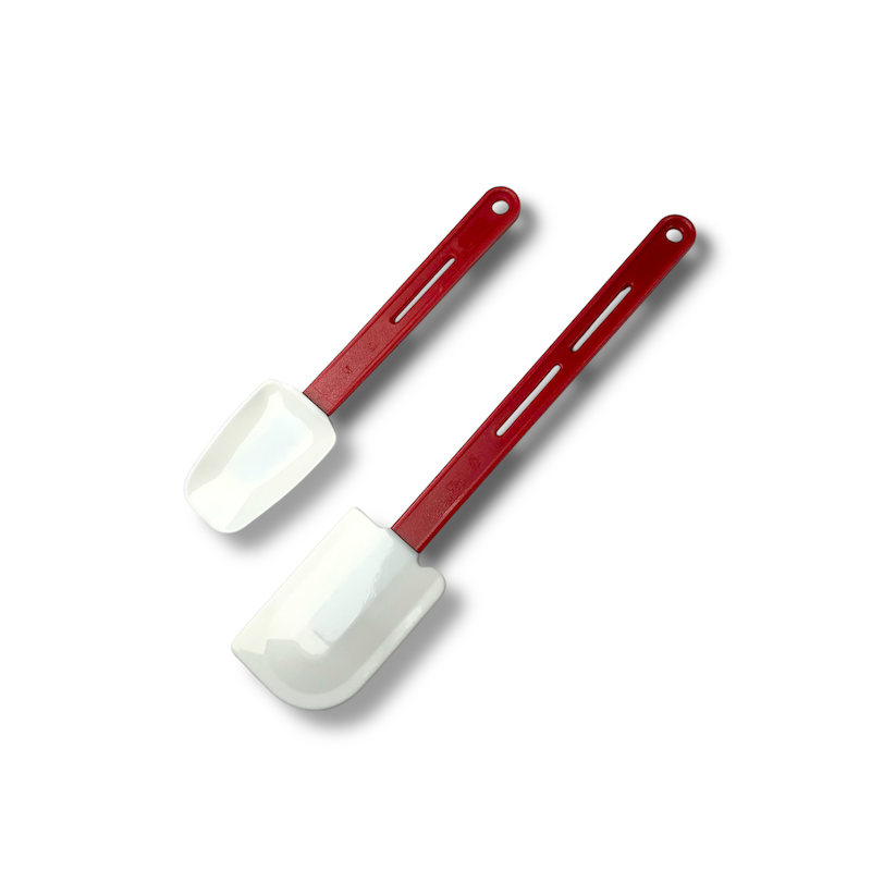 Spatules maryses plastique siliconé (L)255 mm + (L)355 - lot de 2