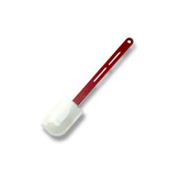 Set of 2 silicone plastic spatulas (L)255 mm + (L)355, burgundy color