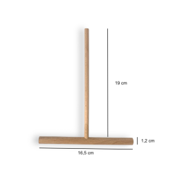 Wooden round 16.5 x 1.2 x 19 cm