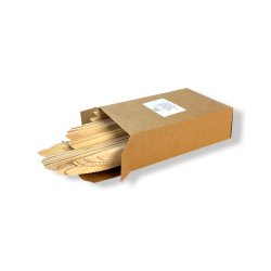 Disposable wooden knives - box of 100 units