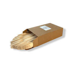 Disposable wooden forks - box of 100 units