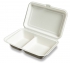 Ecological bagasse tray packaging for take-out burger