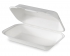 Ecological bagasse tray packaging for sandwiches or kebabs to go