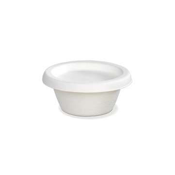 Small recyclable cup for sauce and vinaigrette to take away 60ml