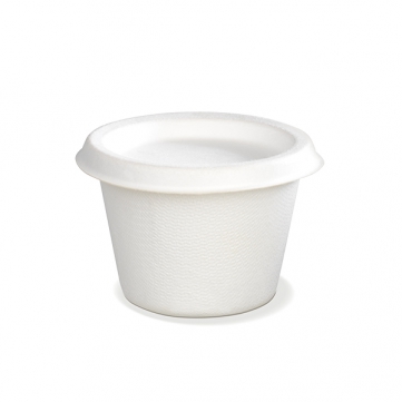 Recyclable cup for sauce, vinaigrette or ice cream to take-away 120ml